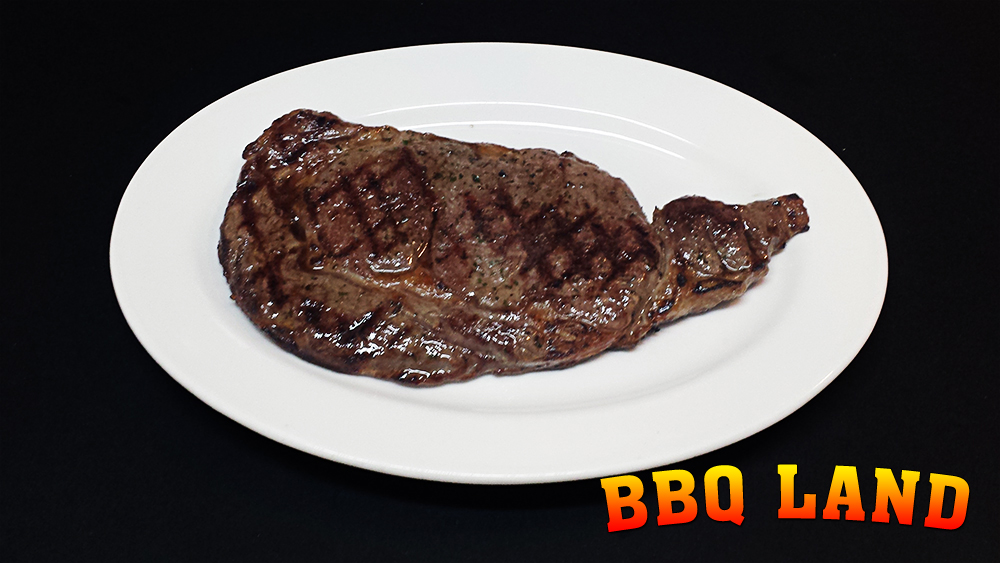 BBQ Land Rib-Eye Steak Dinner Plate
